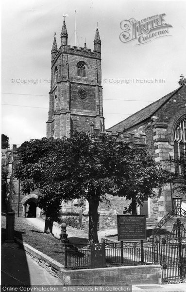 Photo of Fowey, St Fimbarrus Church c.1960
