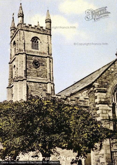 Photo of Fowey, St Fimbarrus Church c.1960