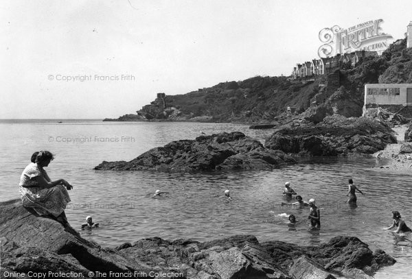 Photo of Fowey, Swimming c.1955