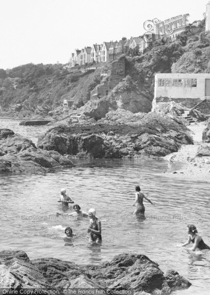 Photo of Fowey, Swimming c.1955