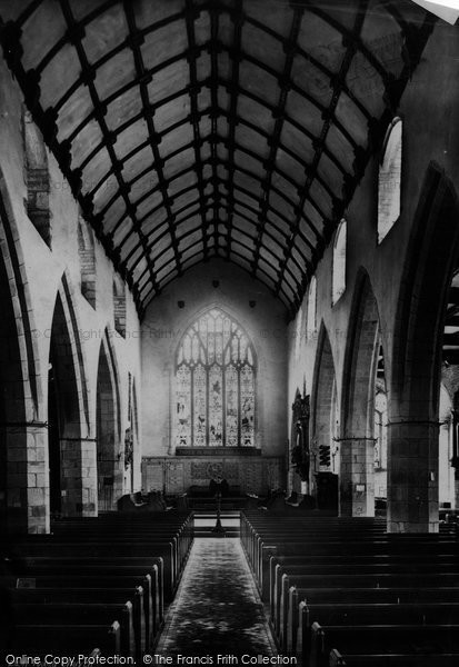 Photo of Fowey, The Church Interior 1888