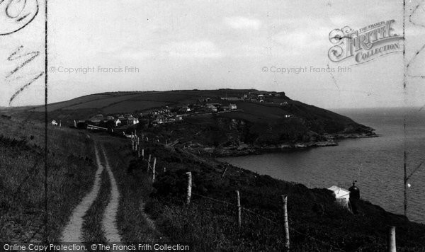 Photo of Fowey, The Cliff Walk c.1955