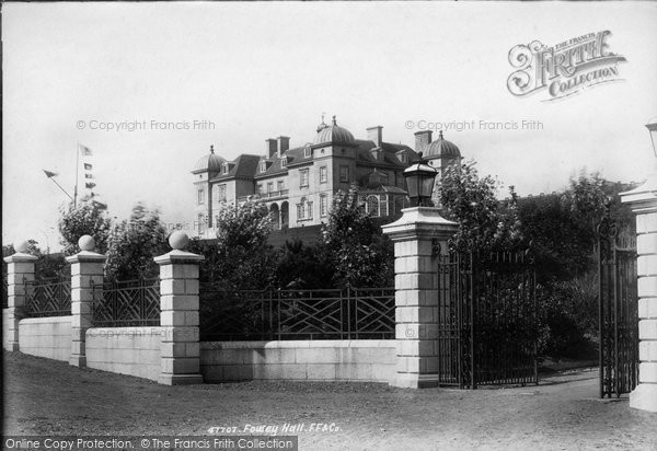 Photo of Fowey, The Hall 1901
