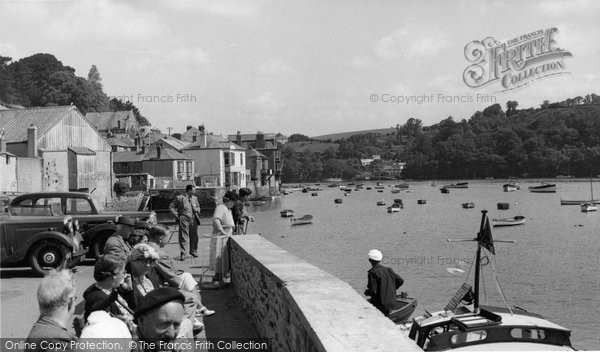 Photo of Fowey, The Harbourside c.1955