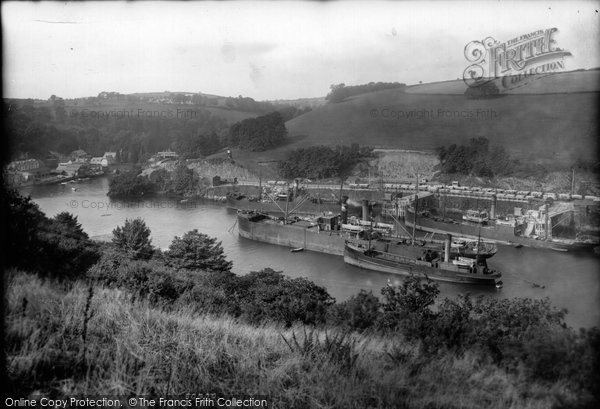 Photo of Fowey, The Jetties And Station 1908