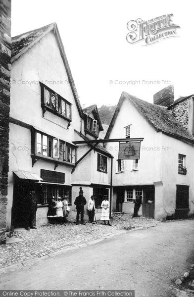 Photo of Fowey, The Lugger Inn 1888