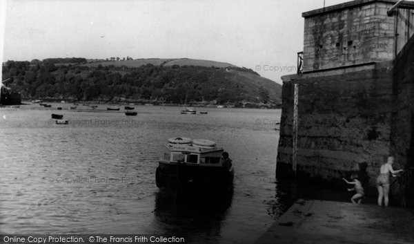 Photo of Fowey, The Polruan Ferry c.1955