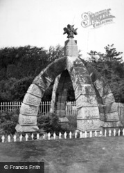 The Rashleigh Mausoleum, St Catherine's Head c.1908, Fowey