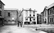 The Town Quay And King Of Prussia Hotel 1888, Fowey