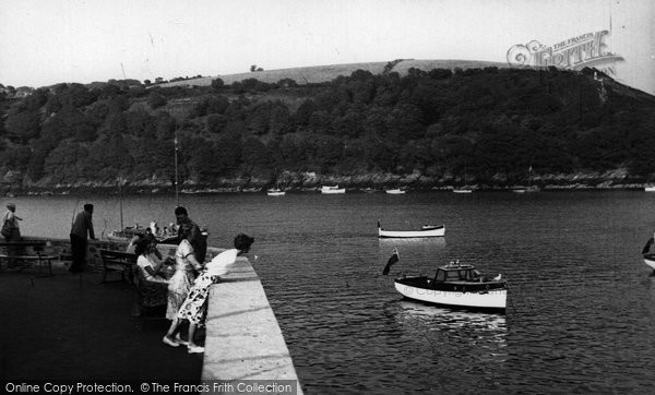 Photo of Fowey, The Town Quay c.1955