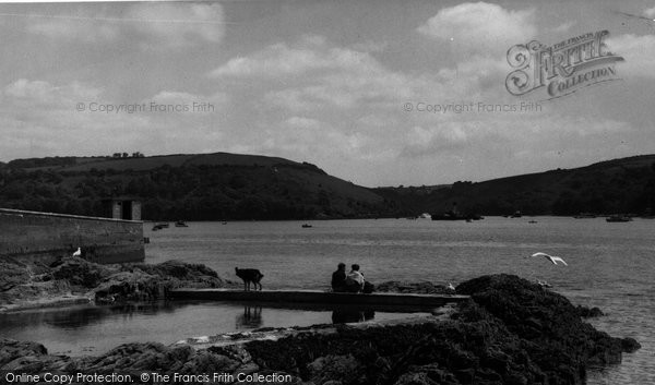 Photo of Fowey, View From The Ferry c.1955