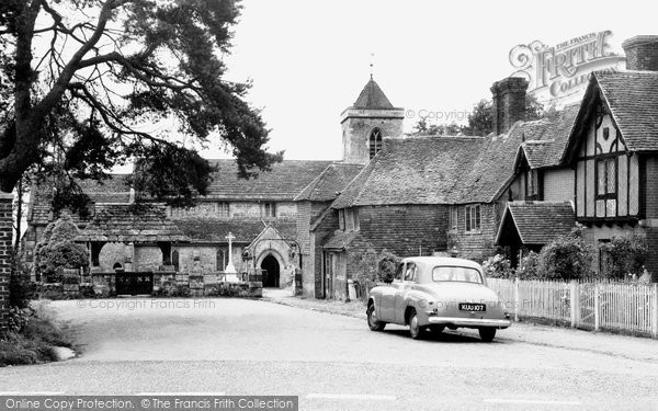 Photo of Framfield, Church Approach c.1955