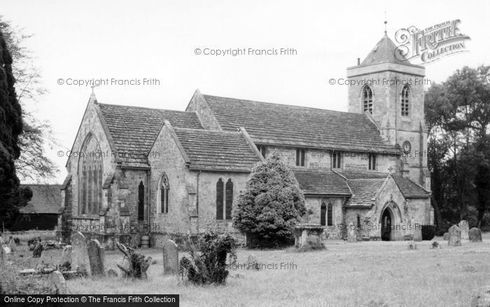 Photo of Framfield, St Thomas à Becket Church c.1955