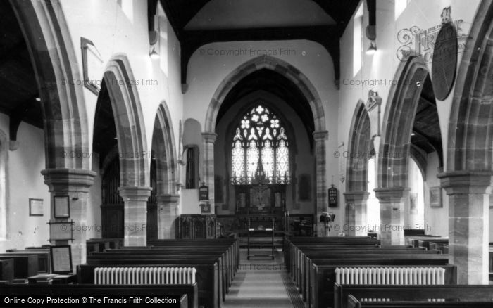 Photo of Framfield, St Thomas à Becket Church Interior c.1955