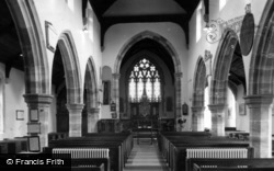 St Thomas à Becket Church Interior c.1955, Framfield