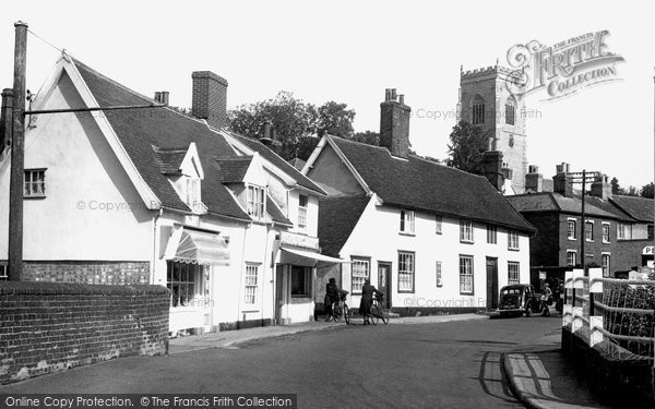Photo of Framlingham, Bridge Street c.1955