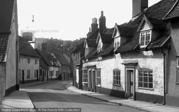 Photo of Framlingham, Castle Street c.1955