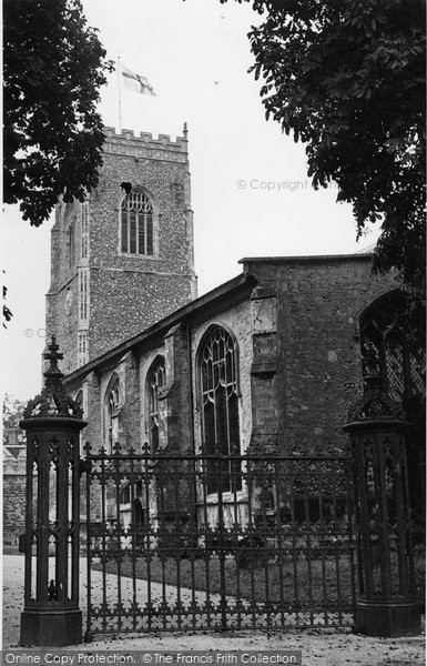 Photo of Framlingham, Church Of St Michael The Archangel c.1955