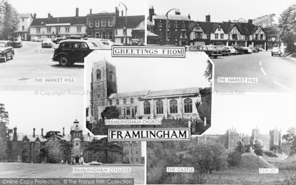 Photo of Framlingham, Composite c.1960