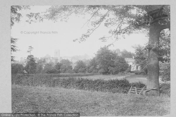Photo of Framlingham, From Station 1909