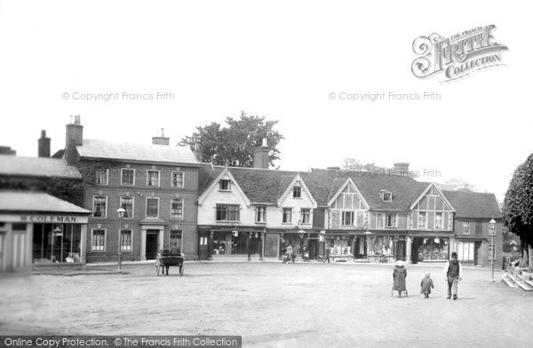 Photo of Framlingham, Market Hill 1909
