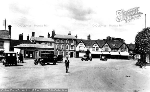 Photo of Framlingham, Market Hill 1929