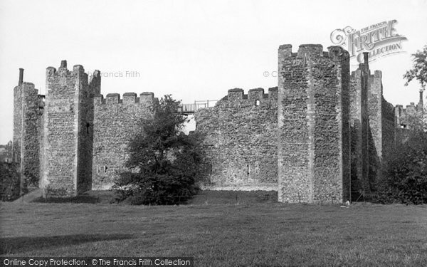 Photo of Framlingham, The Castle c.1955