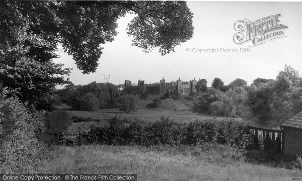 Photo of Framlingham, The Castle c.1955
