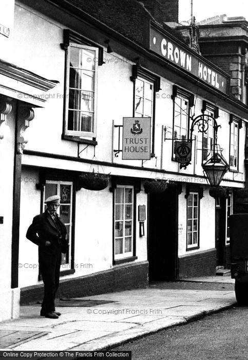 Photo of Framlingham, The Crown Hotel c.1955