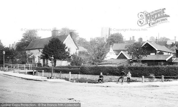 Photo of Framlingham, Town From Albert Place 1909