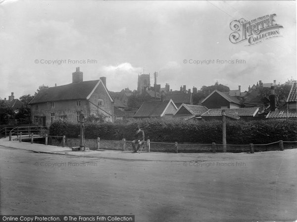 Photo of Framlingham, Town From Albert Place 1929