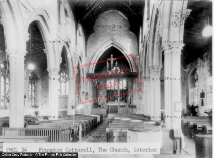 Photo of Frampton Cotterell, The Church Interior c.1955