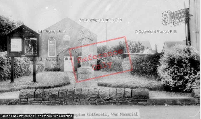 Photo of Frampton Cotterell, The War Memorial c.1955
