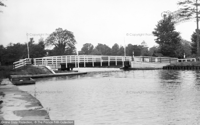 Photo of Frampton On Severn, Splatt Bridge c.1955