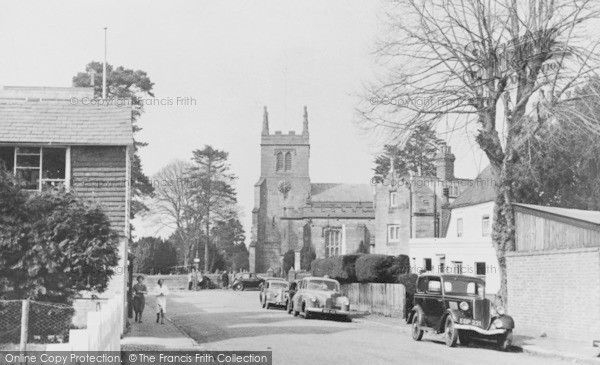 Photo of Frant, The Village And St Alban's Church c.1955
