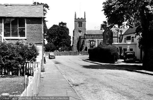 Photo of Frant, Village And St Alban's Church c.1955