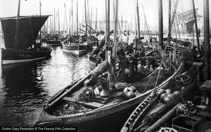 Photo of Fraserburgh, Herring Boats c.1900