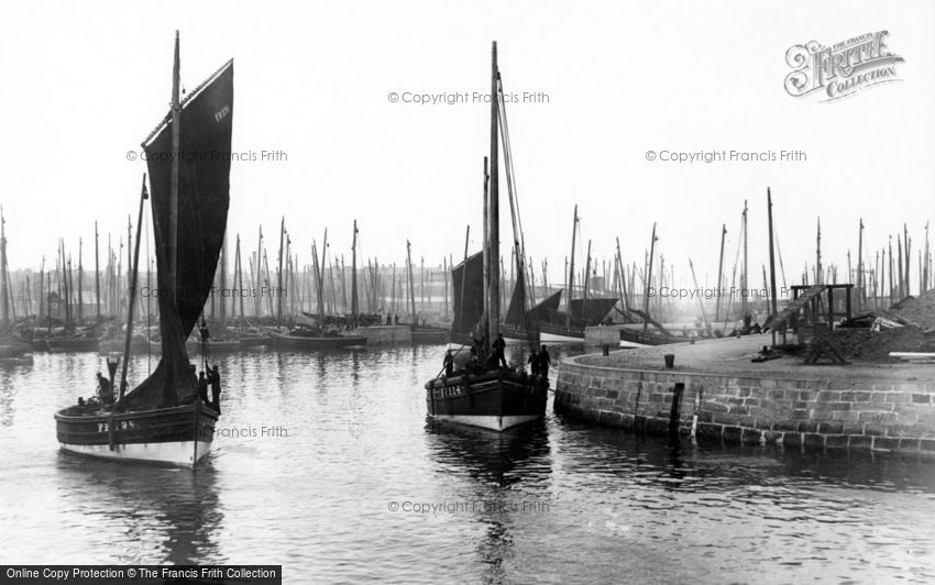 Fraserburgh, Herring Boats c1900