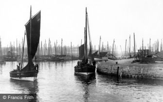 Fraserburgh, Herring Boats c1900