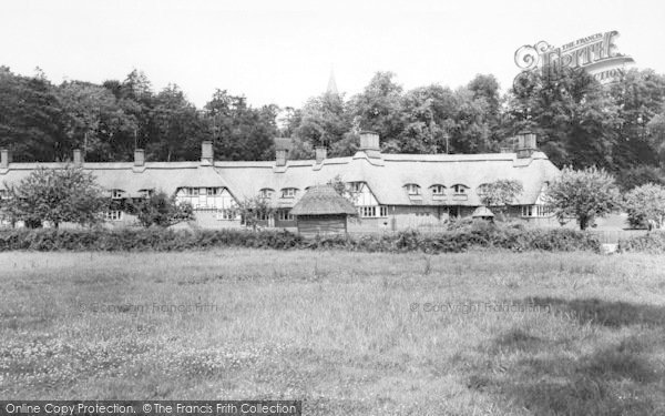 Photo of Freefolk, Thatched Cottages c.1960