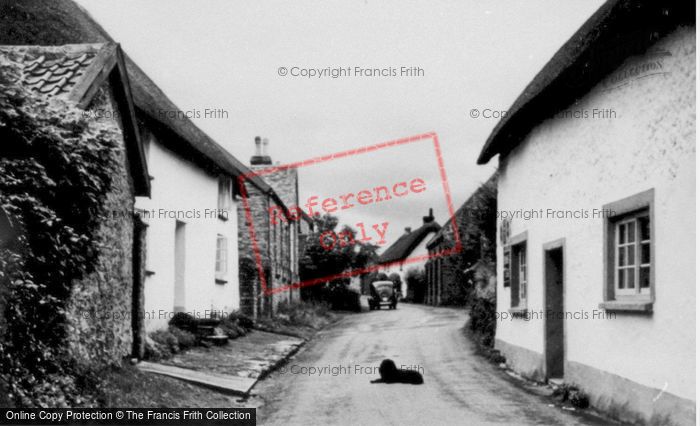 Photo of Fremington, The Village c.1955