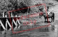 Horse Riding At Tancreds Ford c.1955, Frensham