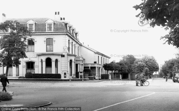 Photo of Freshfield, The Grapes Hotel And Ryeground Lane c.1965