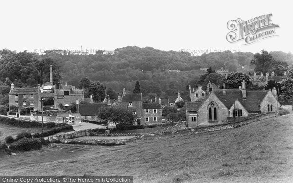 Photo of Freshford, The School And Village c.1935