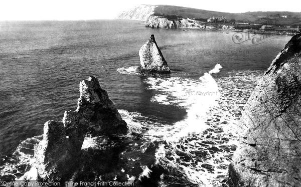 Photo of Freshwater Bay, Arch Rock And Stag Rock 1890