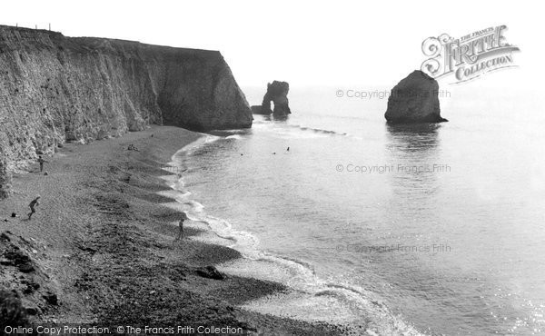 Photo of Freshwater Bay, Beach c.1955