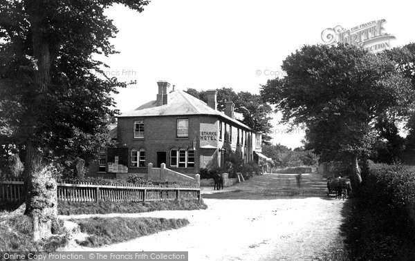 Photo of Freshwater Bay, Stark's Hotel c.1883