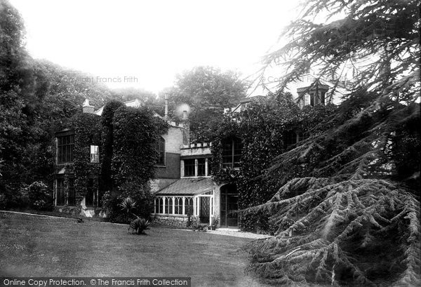Photo of Freshwater Bay, Tennyson's House, Farringford 1892