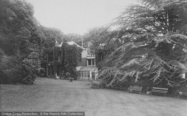 Photo of Freshwater Bay, Tennyson's House, Farringford 1892