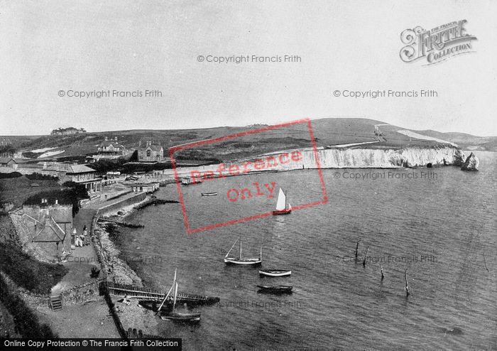 Photo of Freshwater Bay, The Town And Bay c.1890